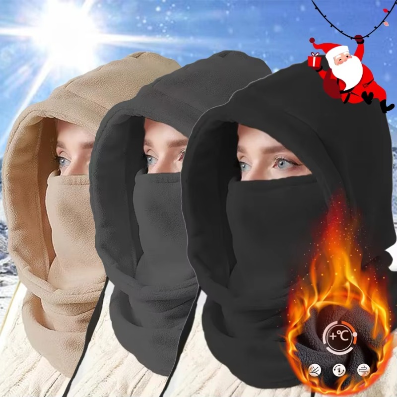 Cycling Gear Weather - Winter Balaclava Face Mask, Windproof Thermal