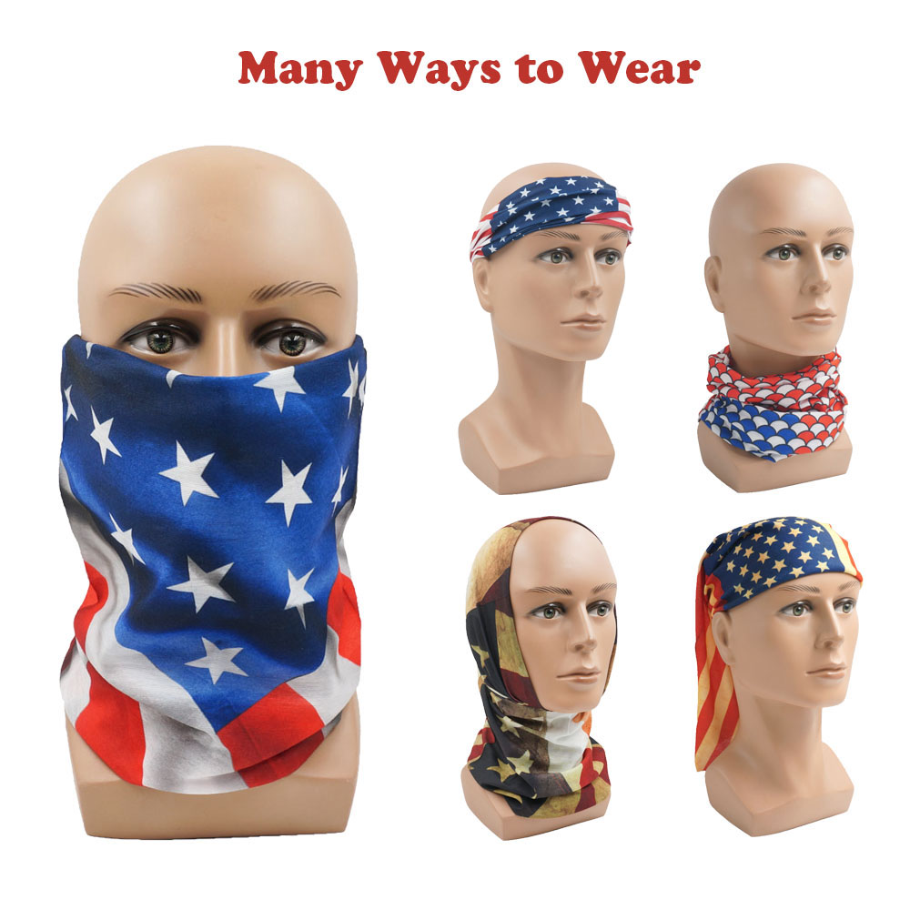 USA Flag Pattern Sun Protectiv - огляд і ціна Cycling Gear Man