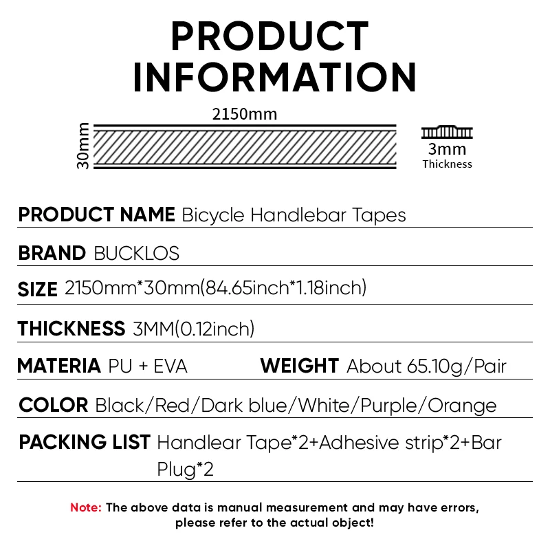 BUCKLOS Road Bike Handlebar Ta - огляд і ціна Bike Handlebar Tape