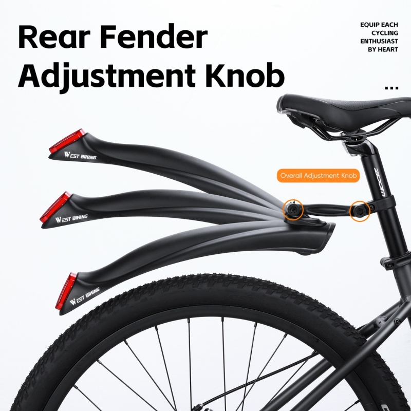 WEST BIKING Reflective Bicycle - огляд і ціна Bike Fender Set