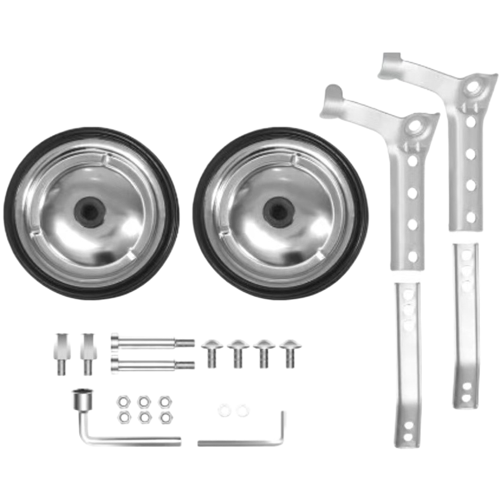 2Pcs Silver Training Wheels Br - огляд і ціна Cycling Gear Inches