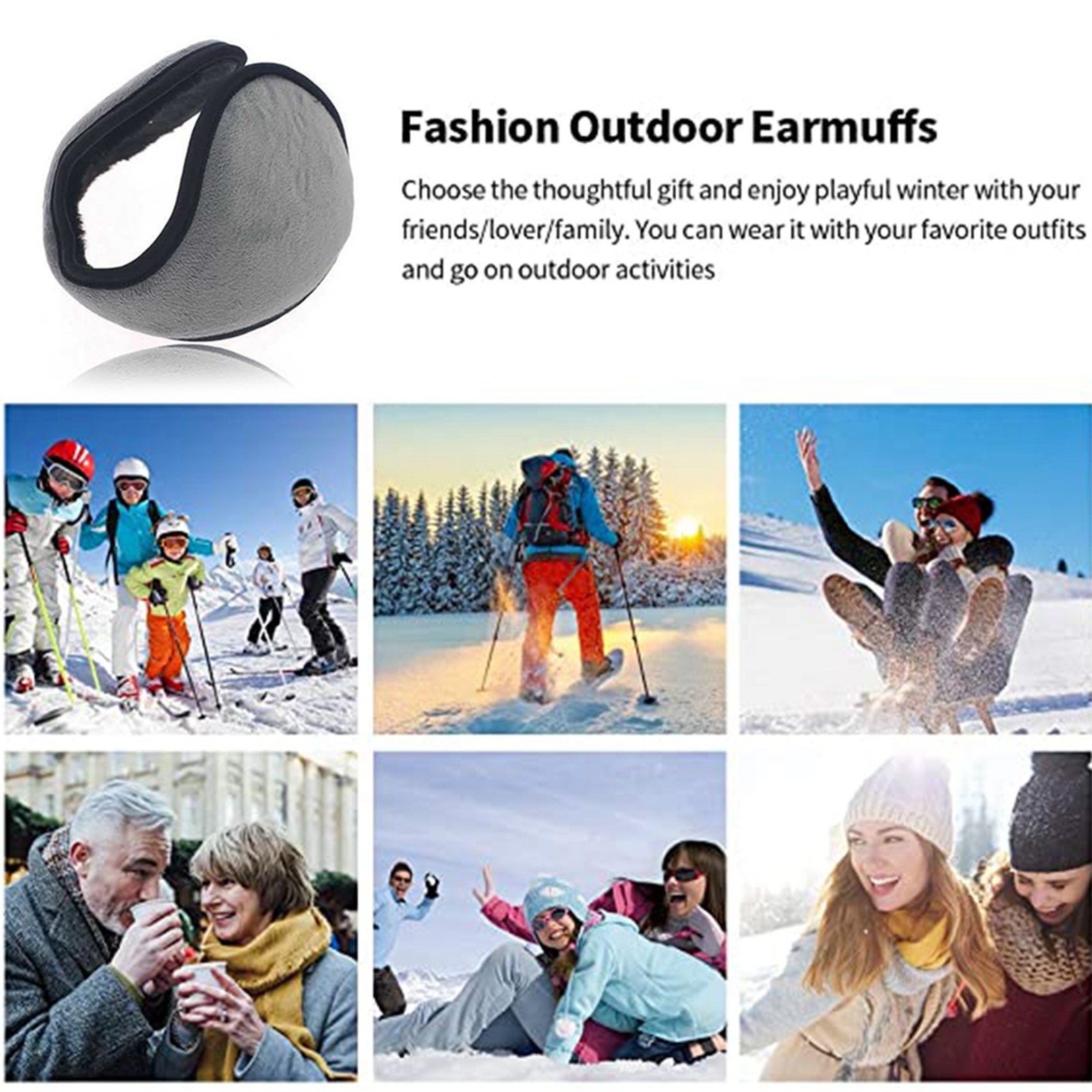 Winter Ear Muffs Warm Fleece F - огляд і ціна Cycling Gear Weather