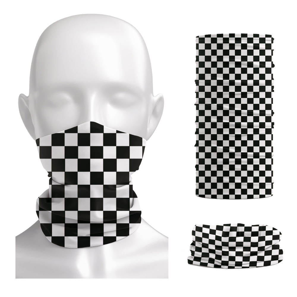 Checkered Ska Printed Headband - огляд і ціна Cycling Gear Man